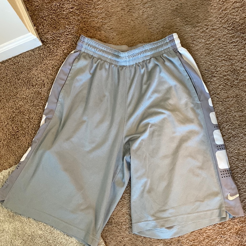 Nike Elite Dri-Fit gray shorts